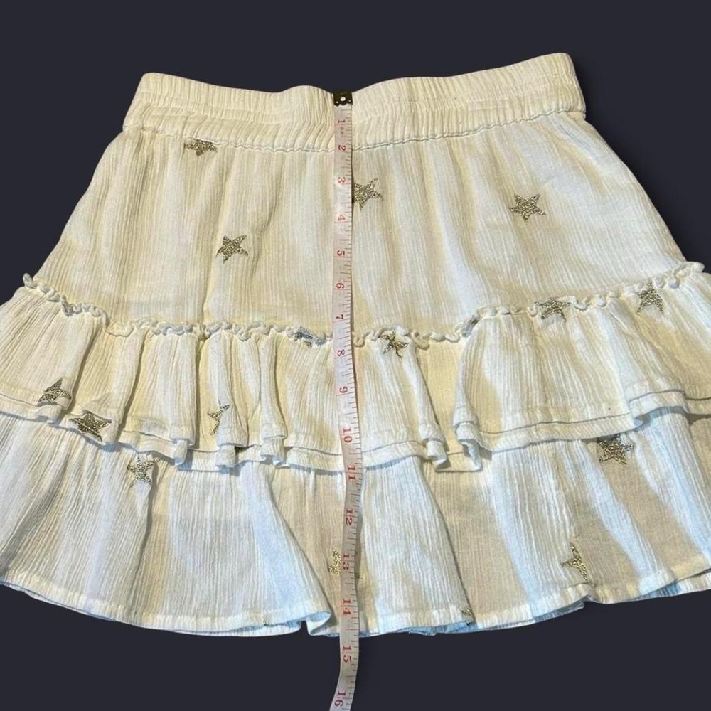 Generation Love Cream Ruffled Mini Skirt - Picture 5 of 8